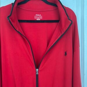 🦸‍♂️Big & Tall Polo Ralph Lauren Vibrant Red/ black Jacket